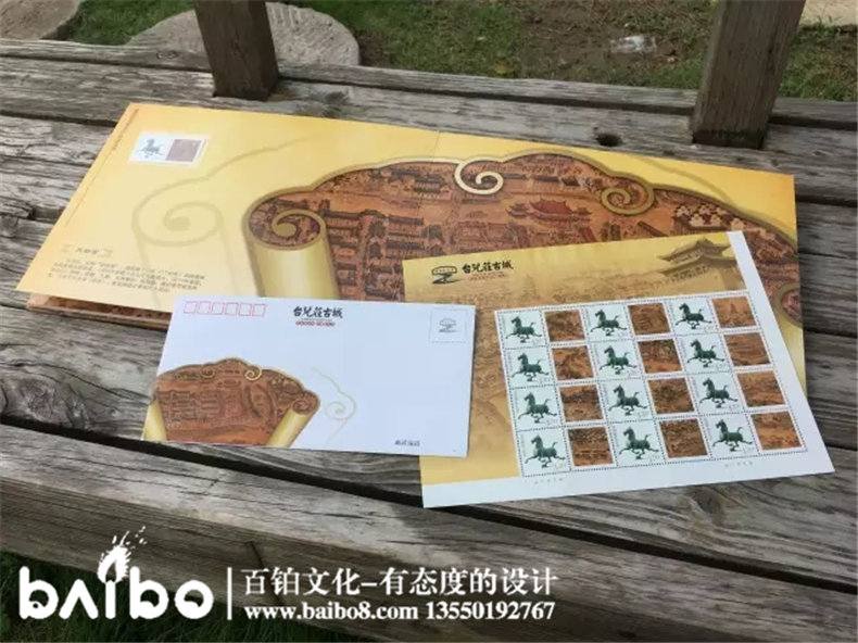 臺(tái)兒莊古城勝跡復(fù)原紀(jì)念郵冊(cè)-成都集郵冊(cè)定制