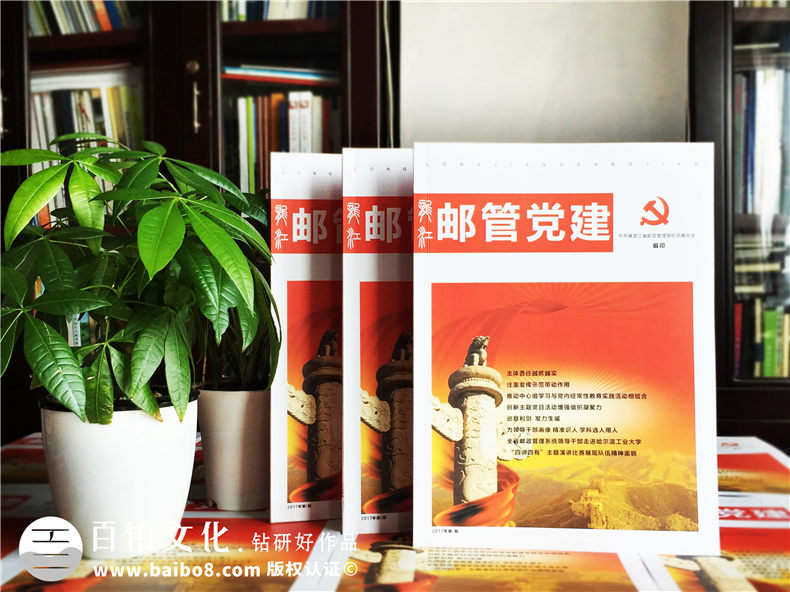 黑龍江郵管局黨建活動(dòng)期刊設(shè)計(jì)-黨建紀(jì)念冊制作