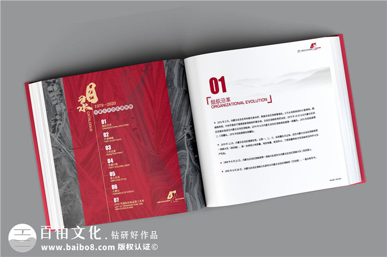 周年慶畫冊以企業(yè)慶典為主題-怎么設(shè)計紀(jì)念畫冊第2張-宣傳畫冊,紀(jì)念冊設(shè)計制作-價格費用,文案模板,印刷裝訂,尺寸大小