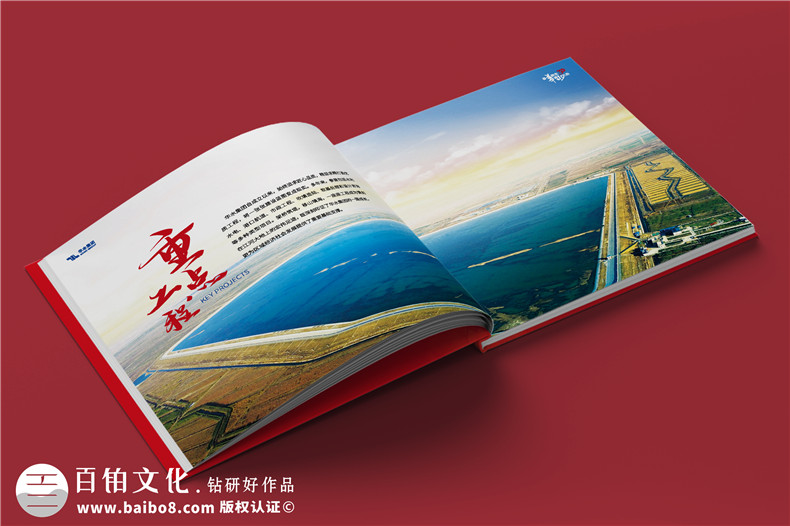 集團(tuán)三十周年紀(jì)念冊(cè)-水利電力工程公司30周年畫(huà)冊(cè)設(shè)計(jì)