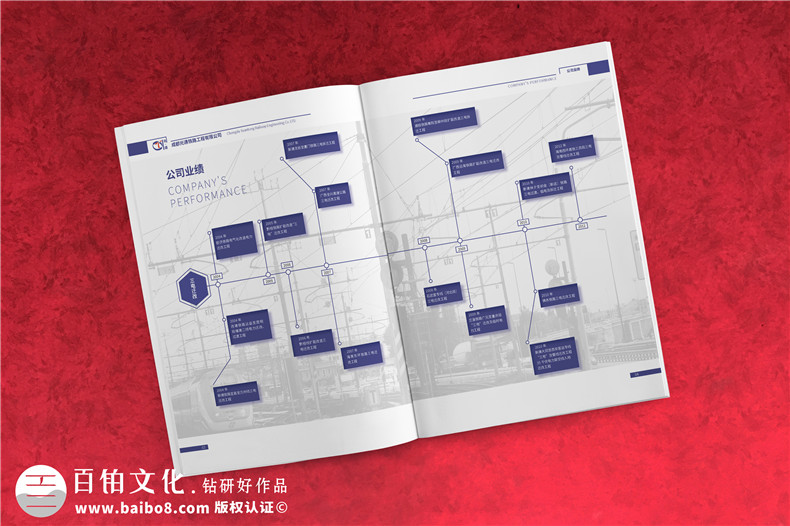 鐵路工程公司業(yè)務(wù)宣傳冊設(shè)計-建筑路橋施工單位品牌畫冊制作