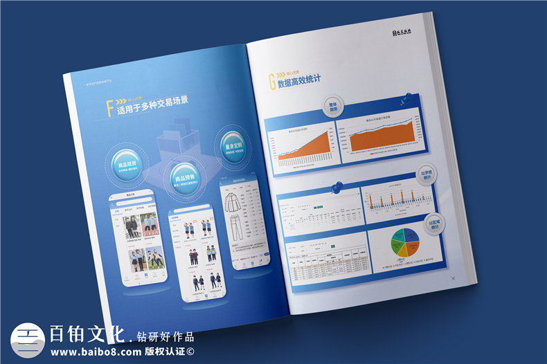 電商平臺簡介宣傳冊設(shè)計-校服電商采購平臺畫冊